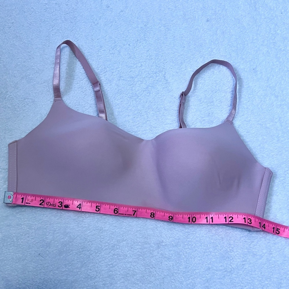 Steve Madden Pastel Rose Wireless Bralette Bra - 36C - Picture 3 of 9